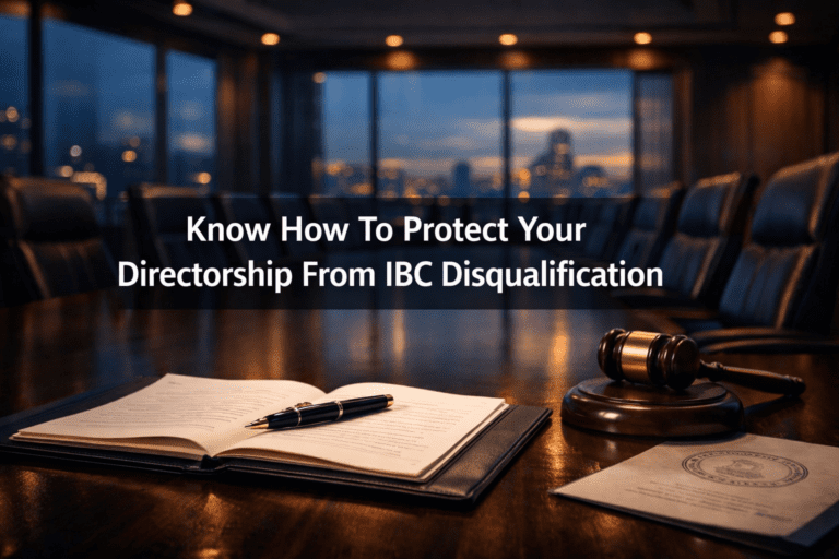 Know How To Protect Your Directorship From IBC Disqualification